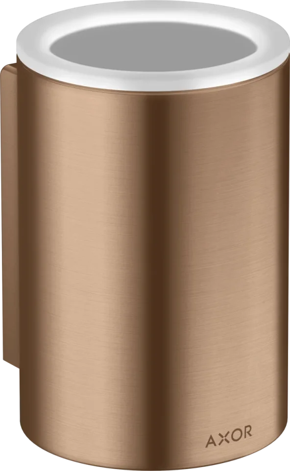 Axor Universal Circular Tooth Brush Tumbler 256 X 163 X 102mm Rose Gold/gold - Brushed product image - Image 2