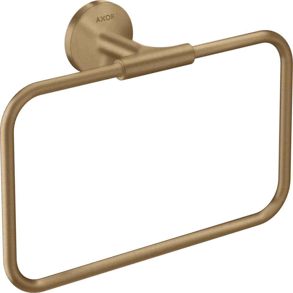 Axor Universal Circular Towel Ring 285 X 157 X 82mm Bronze - Brushed product image - Image 1