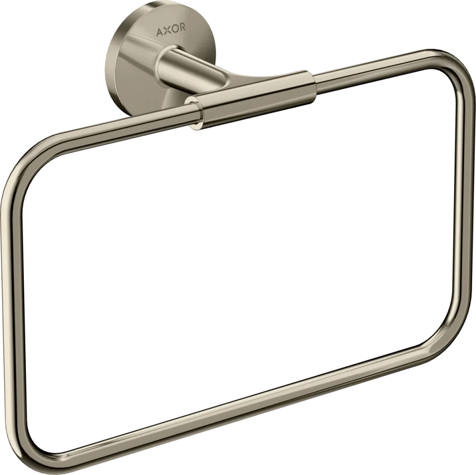 Axor Universal Circular Towel Ring 285 X 157 X 82mm Nickel - Polished product image - Image 1