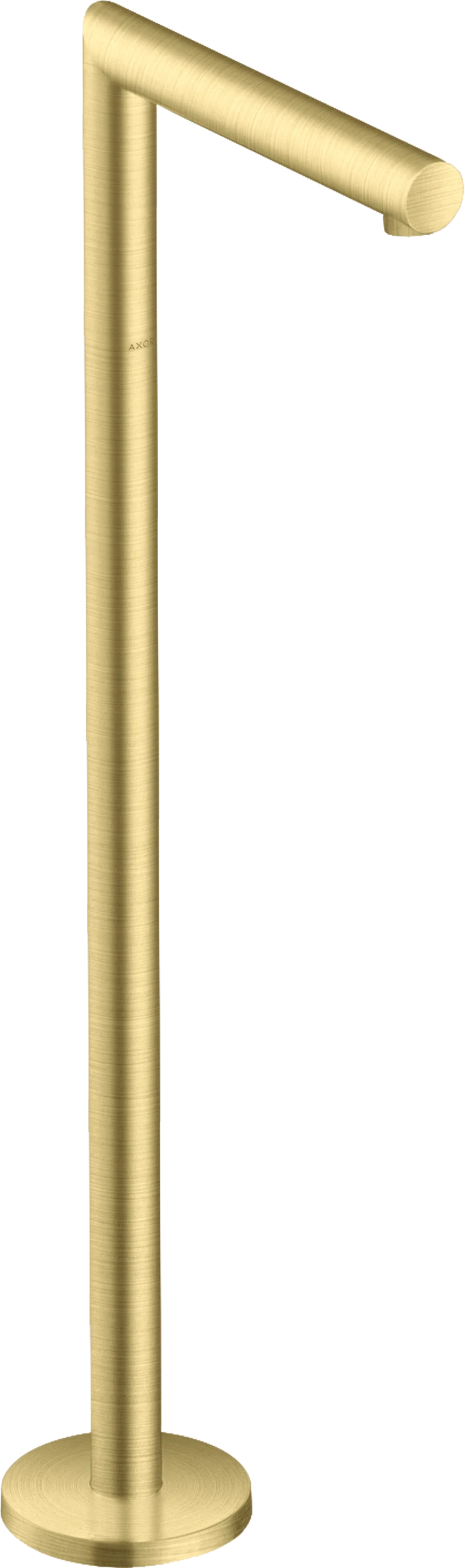 Axor Uno Bath Spout Straight Floor-standing Brushed Brass