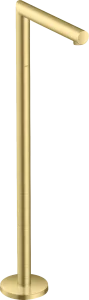 Axor Uno Bath Spout Straight Floor-standing Brushed Brass