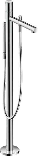 Axor Uno Single Lever Bath Mixer Floor-standing With Zero Handle Chrome