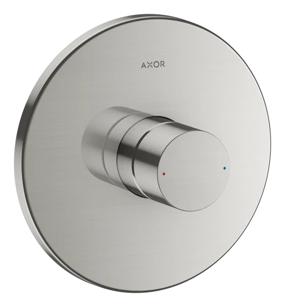 Axor Uno Single Lever Manual Shower Mixer For Concealed Installation With Zero Handle Stainless Steel
