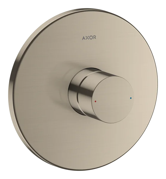Axor Uno Single Lever Manual Shower Mixer For Concealed Installation With Zero Handle Brushed Nickel