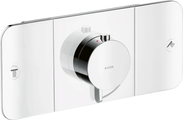 Axor One Thermostatic Module For Concealed Installation For 2 Outlets Chrome