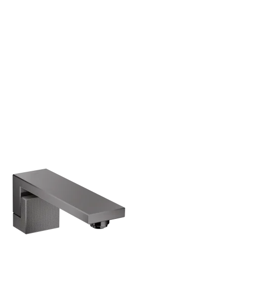 Axor Edge Bath Spout - Diamond Cut Polished Black Chrome