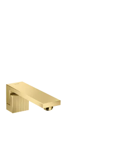 Axor Edge Bath Spout - Diamond Cut Gold Polished