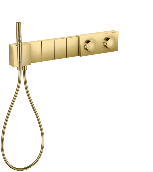 Axor Edge Thermostatic Shower Mixer Concealed 720 X 395 X 150mm Gold - Polished