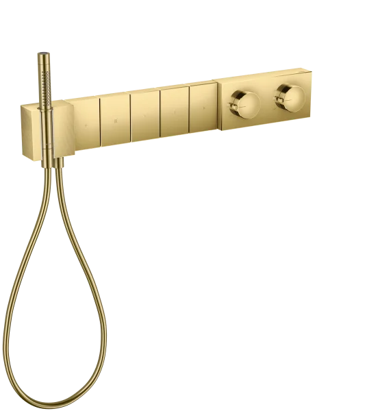 Axor Edge Thermostatic Shower Mixer Concealed 720 X 395 X 150mm Gold - Polished