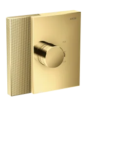 Axor Edge Thermostatic Shower Mixer Concealed 285 X 220 X 195mm Gold - Polished