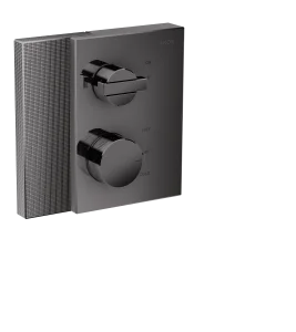 Axor Edge Thermostatic Shower Mixer Concealed 285 X 220 X 195mm Gunmetal/chrome - Polished