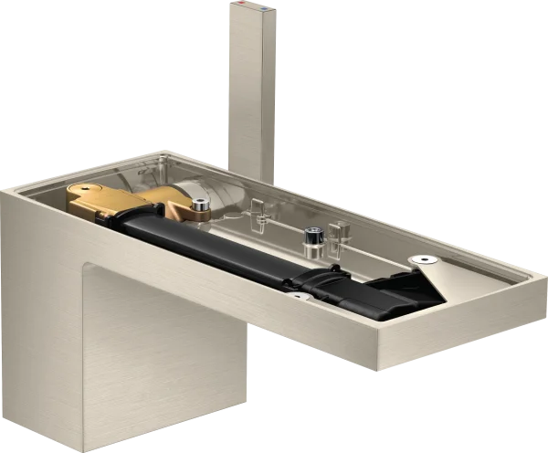 Axor Myedition Single Lever Basin Mixer 70 With Push-open Waste Without Plate Brushed Nickel