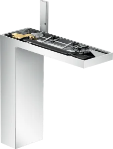 Axor Myedition Single Lever Basin Mixer 230 With Push-open Waste Without Plate Chrome