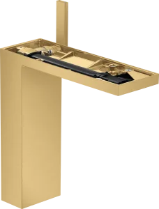 Axor Myedition Single Lever Basin Mixer 230 With Push-open Waste Without Plate Gold Brushed