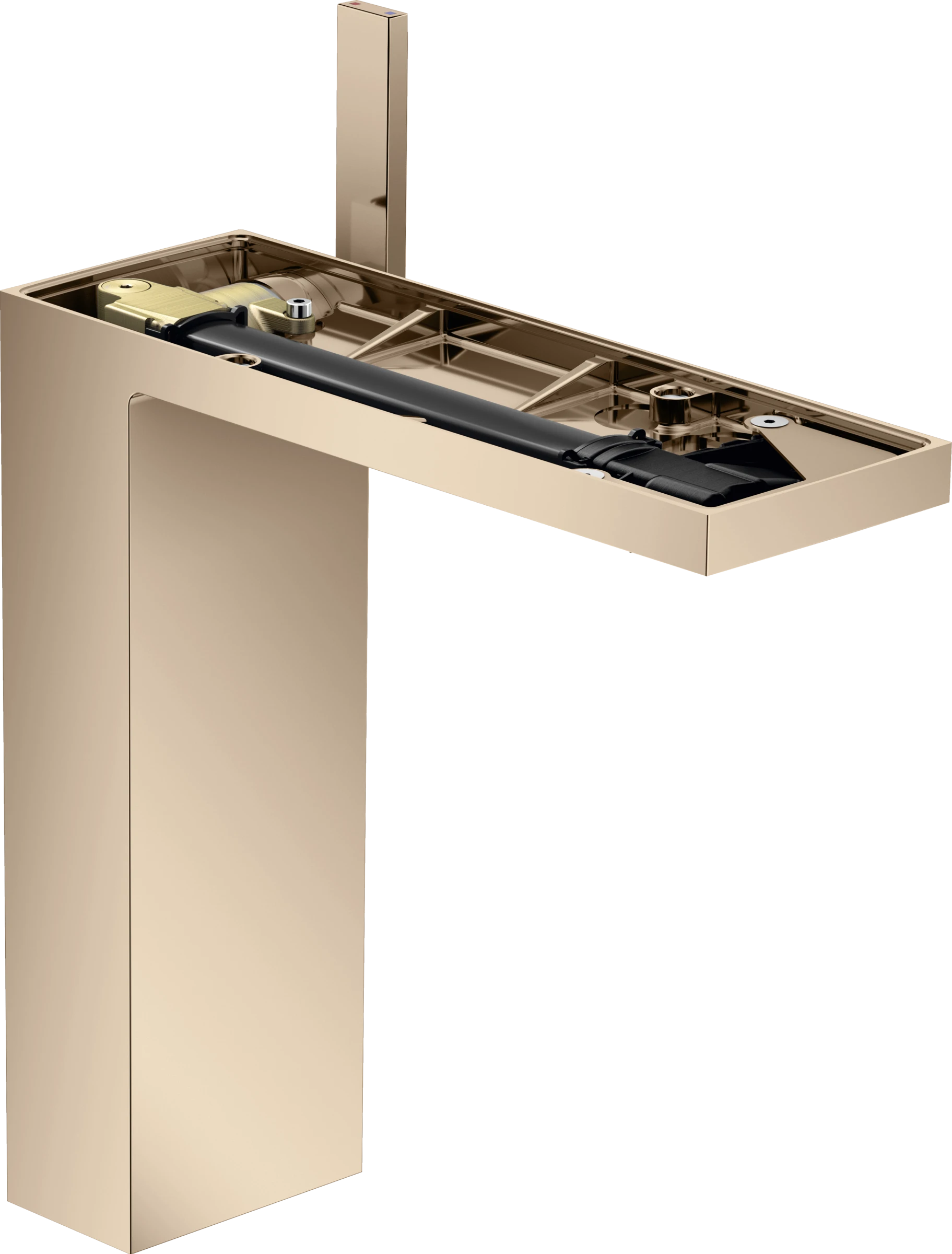 Axor Myedition Single Lever Basin Mixer 230 With Push-open Waste Without Plate Polished Red Gold
