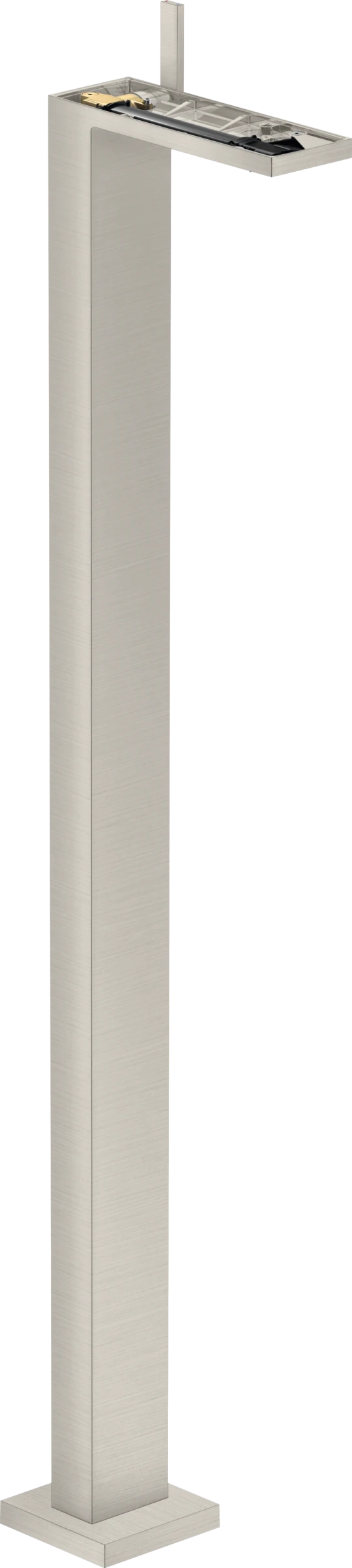 Axor Myedition Single Lever Basin Mixer Floor-standing With Push-open Waste Without Plate Stainless Steel