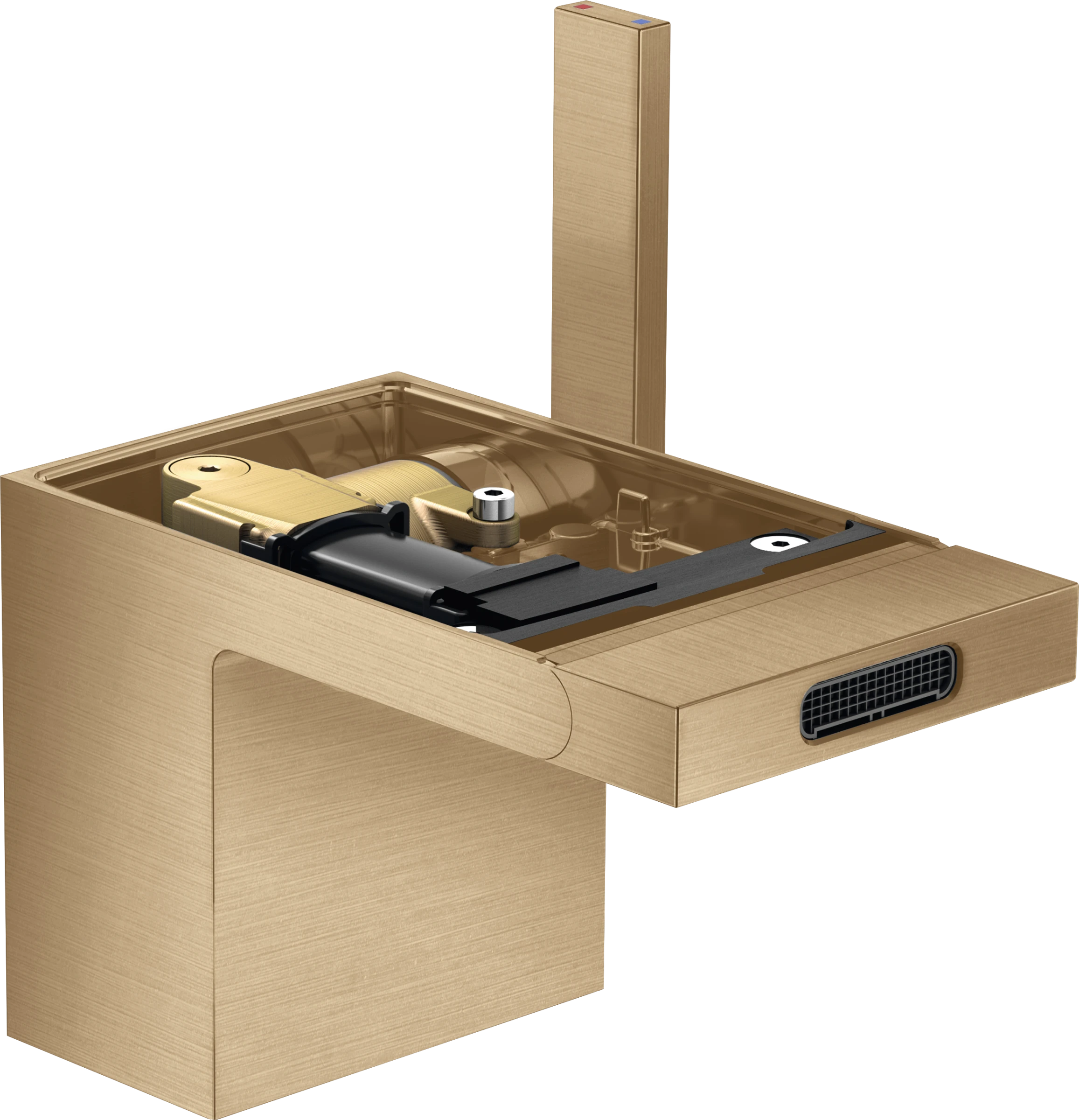 Axor Myedition Single Lever Bidet Mixer With Push-open Waste Without Plate Brushed Bronze