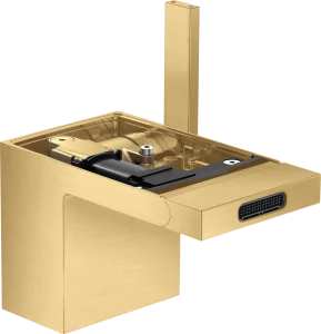 Axor Myedition Single Lever Bidet Mixer With Push-open Waste Without Plate Gold Brushed