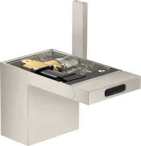 Axor Myedition Single Lever Bidet Mixer With Push-open Waste Without Plate Stainless Steel