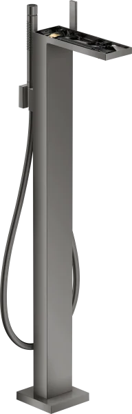 Axor Myedition Single Lever Bath Mixer Floor-standing Without Plate Polished Black Chrome