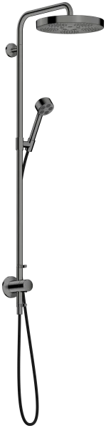 Axor One Showerpipes With Thermostatic Mixer 1015 X 350 X 170mm Gunmetal/chrome - Polished