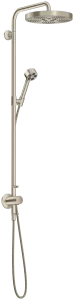Axor One Showerpipes With Thermostatic Mixer 1015 X 350 X 170mm Nickel - Brushed
