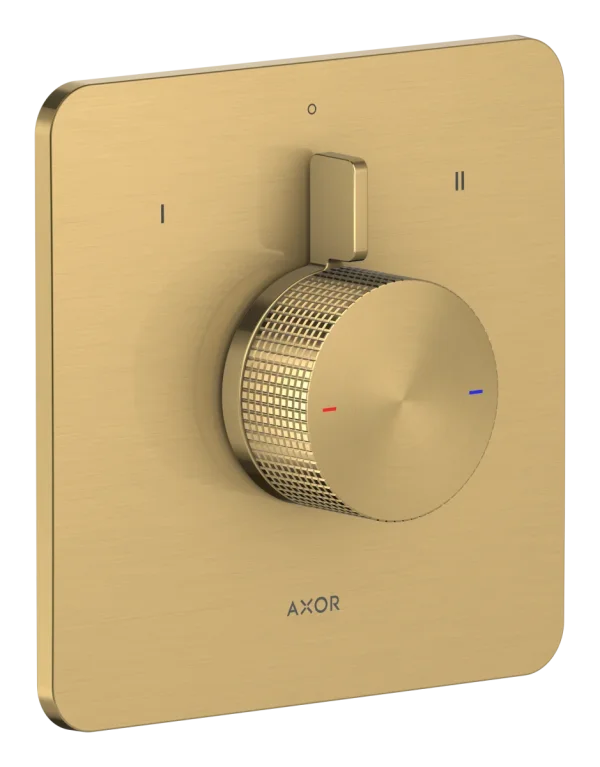 Axor Citterio C Shower Mixers Concealed 262 X 233 X 168mm Gold - Brushed product image - Image 1