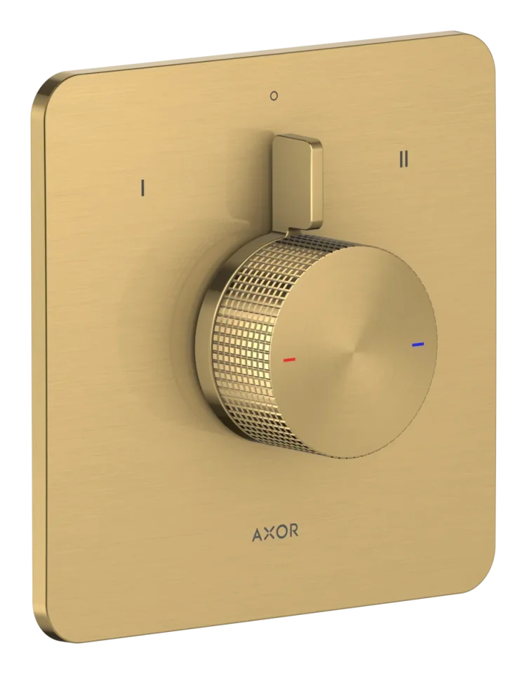 Axor Citterio C Shower Mixers Concealed 262 X 233 X 168mm Gold - Brushed