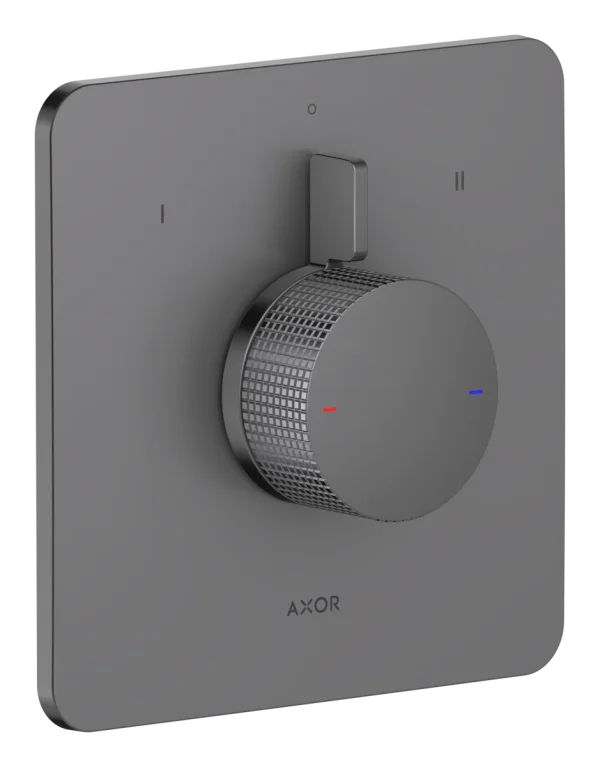 Axor Citterio C Shower Mixers Concealed 262 X 233 X 168mm Gunmetal/chrome - Polished product image - Image 1