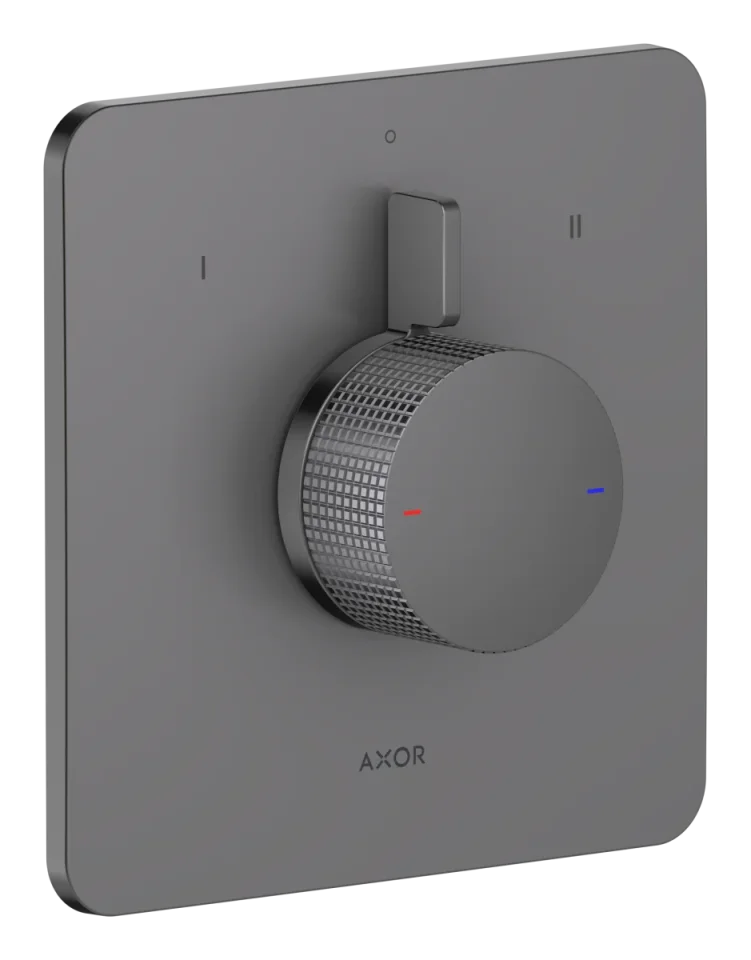 Axor Citterio C Shower Mixers Concealed 262 X 233 X 168mm Gunmetal/chrome - Polished