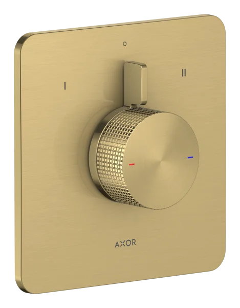 Axor Citterio C Shower Mixers Concealed 262 X 233 X 168mm Brass - Brushed