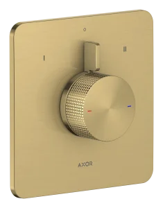 Axor Citterio C Shower Mixers Concealed 262 X 233 X 168mm Brass - Brushed