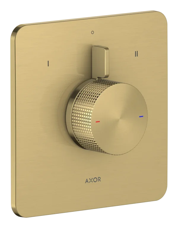 Axor Citterio C Shower Mixers Concealed 262 X 233 X 168mm Brass - Brushed product image - Image 1
