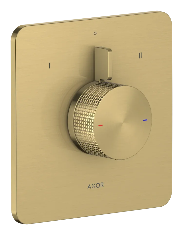 Axor Citterio C Shower Mixers Concealed 262 X 233 X 168mm Brass - Brushed