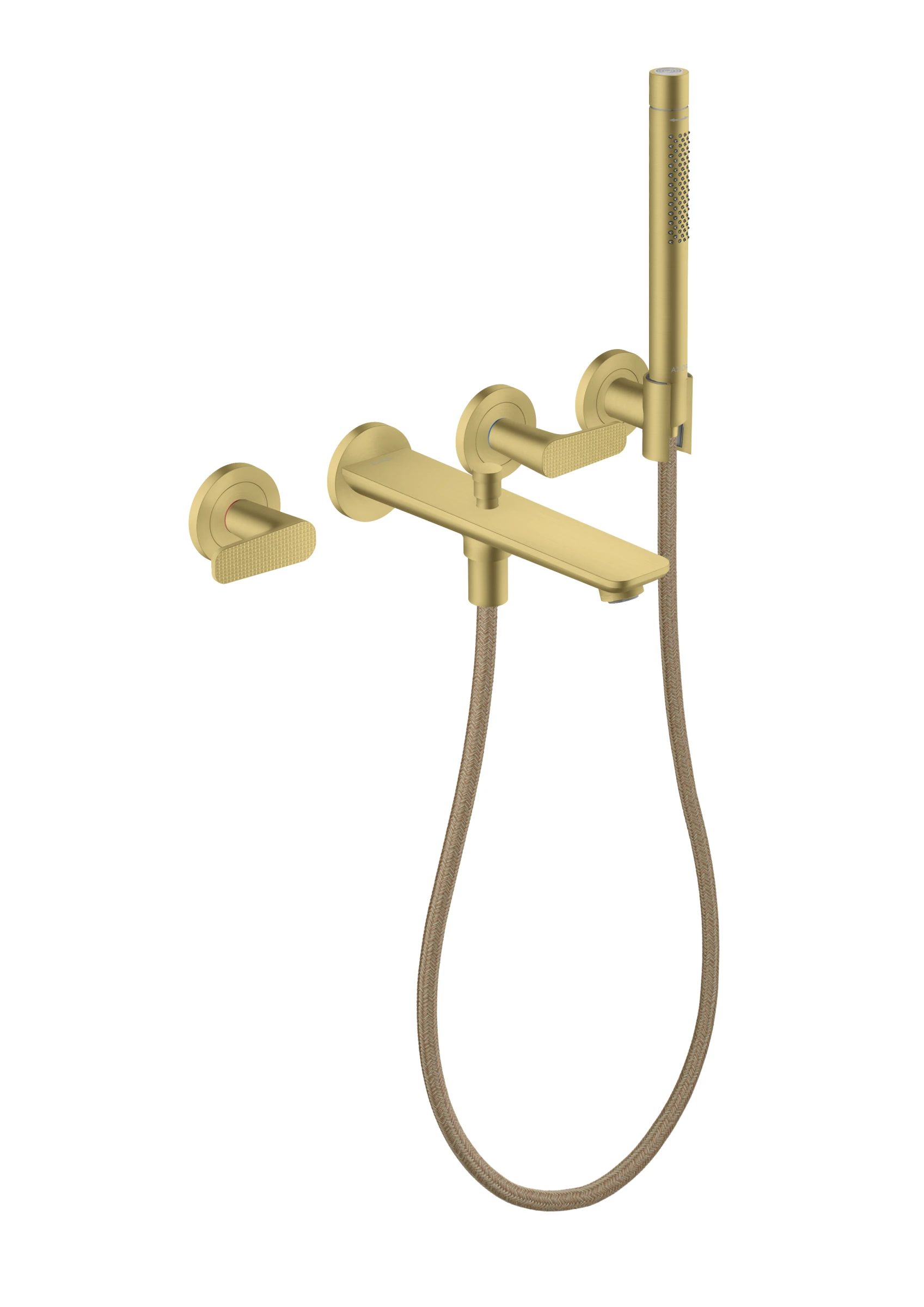 Axor Citterio C Bath Mixers Concealed 504 X 269 X 131mm Brass - Brushed