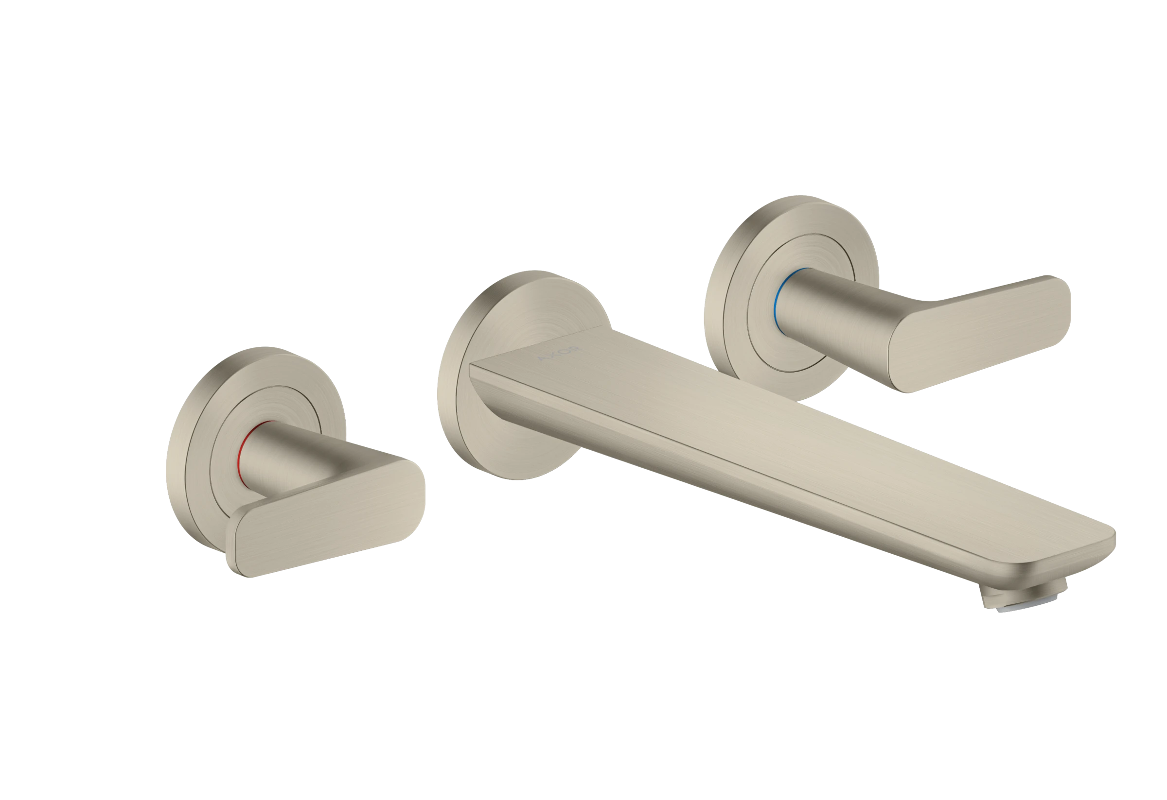 Axor Citterio C Bath Mixers Concealed 458 X 247 X 107mm Nickel - Brushed