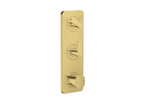 Axor Citterio C Thermostatic Shower Mixer Concealed 458 X 247 X 107mm Gold - Polished