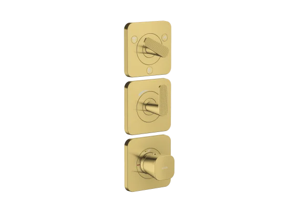 Axor Citterio C Thermostatic Shower Mixer Concealed 298.5 X 209 X 139mm Gold - Polished