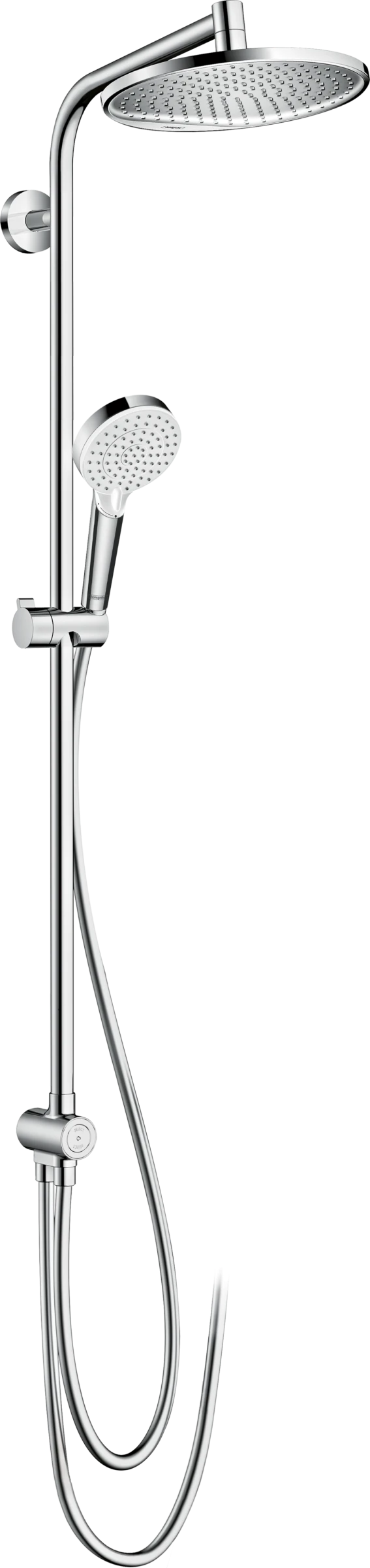 Hansgrohe Crometta S Shower Pipes Universal 1150 X 360 X 110mm Chrome