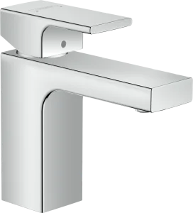 Hansgrohe Vernis Shape Single Lever Basin Mixer 100 With Metal Pop-up Waste Set Chrome