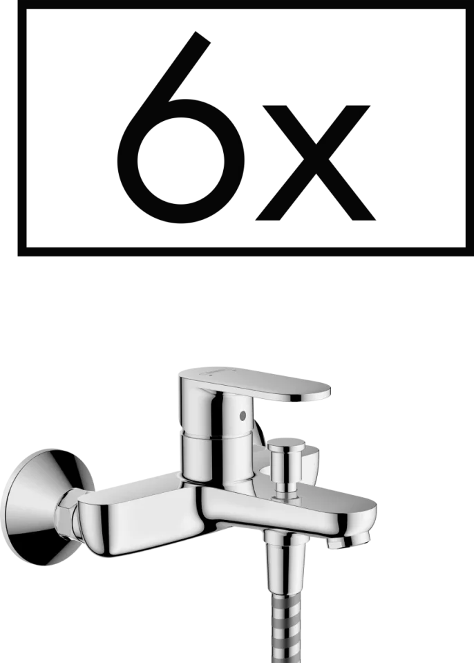 Hansgrohe Vernis Blend Bath Mixers Exposed 405 X 240 X 385mm Chrome product image - Image 1