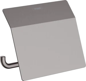 Hansgrohe Addstoris Q Roll Holder With Cover Brushed Black Chrome