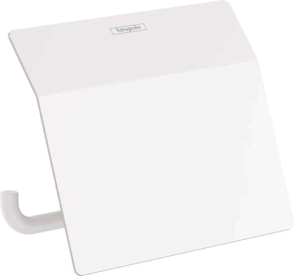 Hansgrohe Addstoris Q Toilet Roll Holders 140 X 45 X 200mm White - Matt product image - Image 1