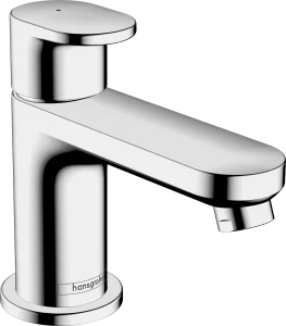 Hansgrohe Vernis Blend Pillar Tap 70 For Cold Water Without Waste Set Chrome