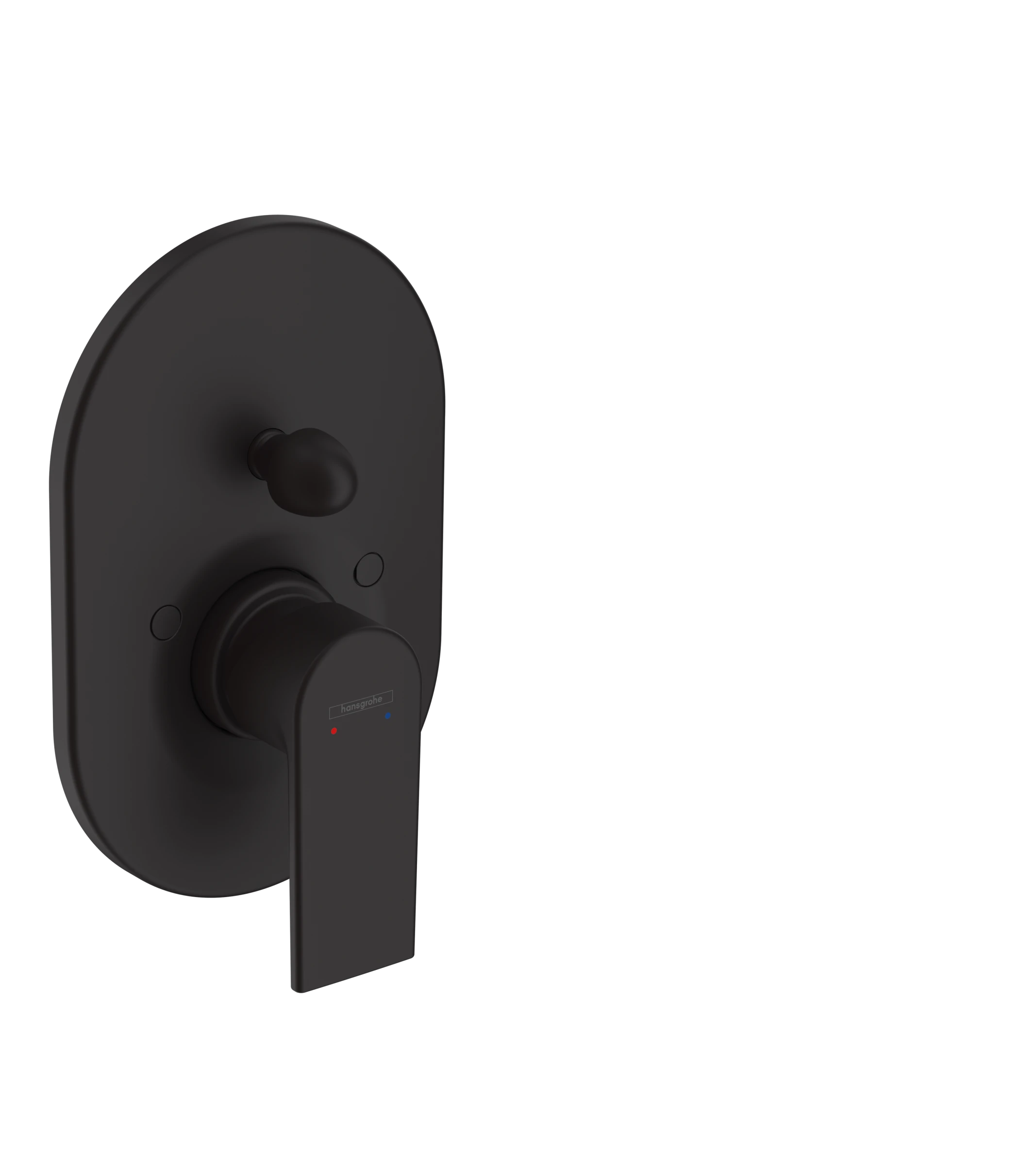 Hansgrohe Vernis Shape Single Lever Bath Mixer For Concealed Installation Matt Black