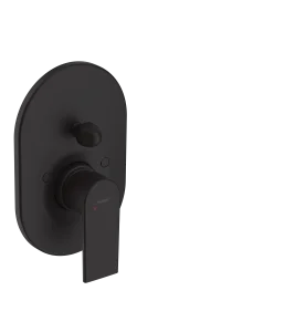 Hansgrohe Vernis Shape Single Lever Bath Mixer For Concealed Installation Matt Black