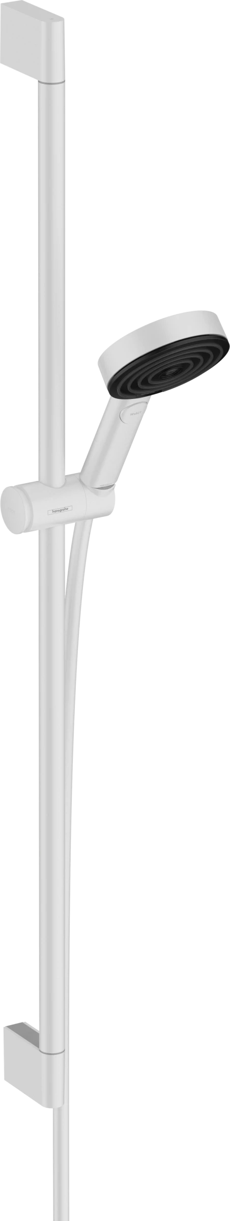 Hansgrohe Pulsify Select S Shower Set 105 3jet Relaxation With Shower Bar 90 Cm Matt White