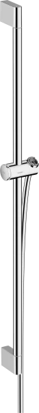 Hansgrohe Unica Shower Bar Pulsify S 90 Cm With Push Slider And Isiflex Shower Hose 160 Cm Chrome