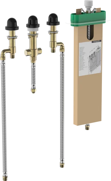 Hansgrohe Basic Set For 4-hole Rim Mounted Bath Mixer