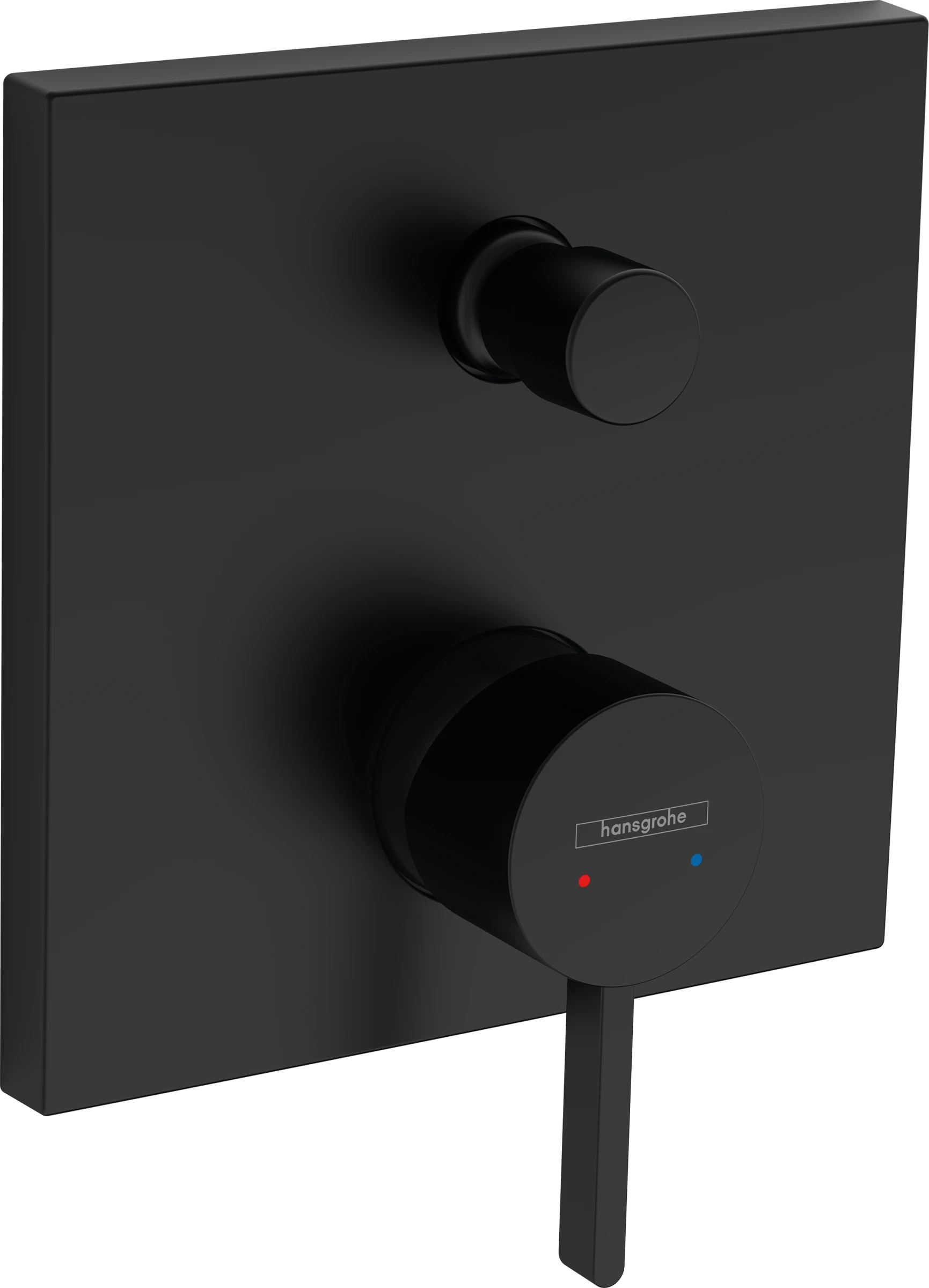 Hansgrohe Finoris Single Lever Bath Mixer For Concealed Installation With Integrated Security Combination According To En1717 Matt Black